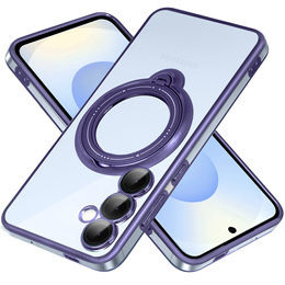 Carcasă magnetică pentru Samsung Galaxy S25, pentru MagSafe, violet