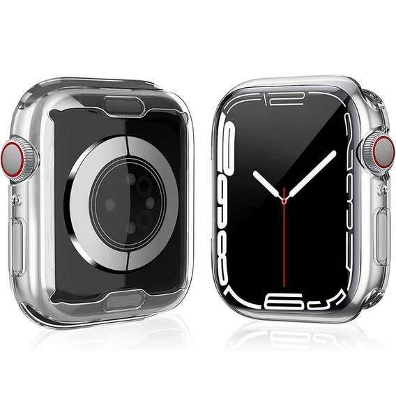 Etui TPU do Apple Watch 7 / 8 45mm, Transparent