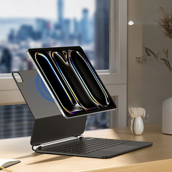 Husă pentru tastatură pentru Apple iPad Pro 13" 7th gen 2024, Dux Ducis MK Series, negru