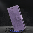 Cu clapetă pentru Samsung Galaxy A54 5G, Mandala Flower, violet