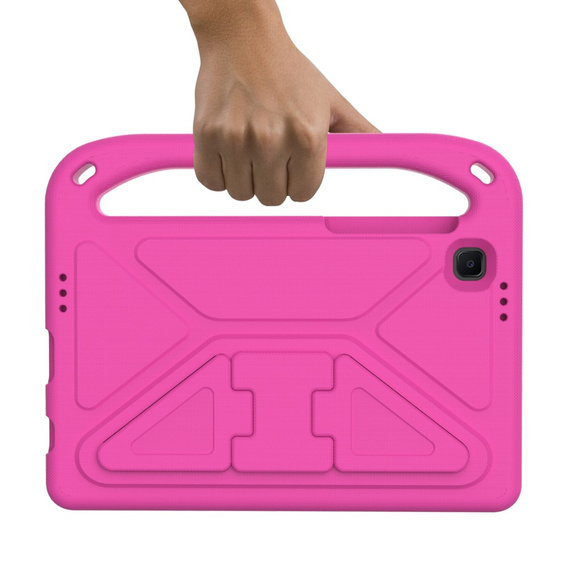 Husă pentru copii pentru Samsung Galaxy Tab A7 Lite 8.7 T220 / T225, husă pentru copii cu mâner, roz