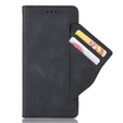 Cu clapetă pentru Samsung Galaxy A51 5G, Card Slot, negru