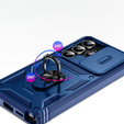 Husă pentru Samsung Galaxy S25 Ultra, KickStand Camera Lens, albastru