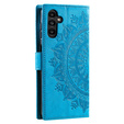 Cu clapetă pentru Samsung Galaxy A55 5G, Mandala Flower, verde