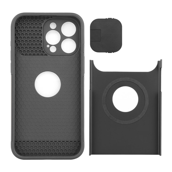 Huse pentru iPhone 15 Pro Max, ERBORD MagProtect Slide Camera, negru