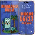 Sticlă temperată Diamond Palm pentru iPhone 16 Pro Max / 17 Pro Max