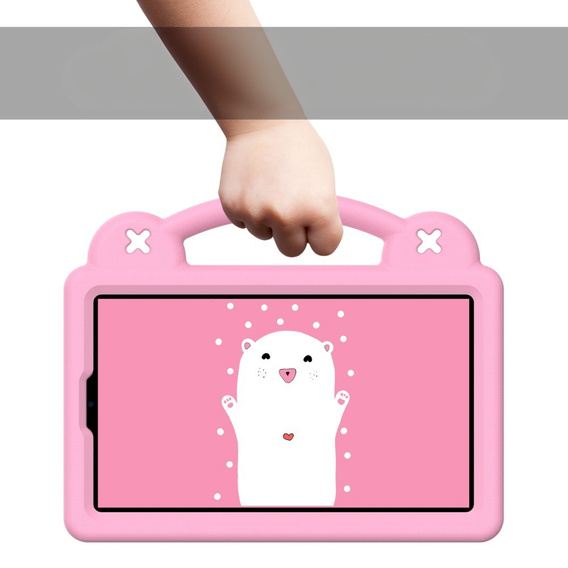 Husă pentru copii pentru Xiaomi Redmi Pad SE 8.7", Cute Patterns, cu suport, roz