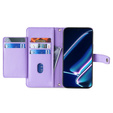 Cu clapetă pentru Realme 11 Pro 5G / Pro+ 5G, Wallet Zipper Pocket, violet