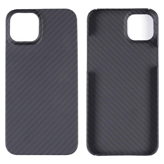 Husă pentru iPhone 14, Aramid Fiber Cover, negru