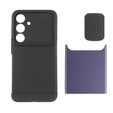 Huse pentru Samsung Galaxy S24, ERBORD CamProtect Slide Camera, violet