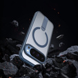 Husă Fusion Hybrid pentru Google Pixel 10 Pro XL, pentru MagSafe, cu suport, albastru