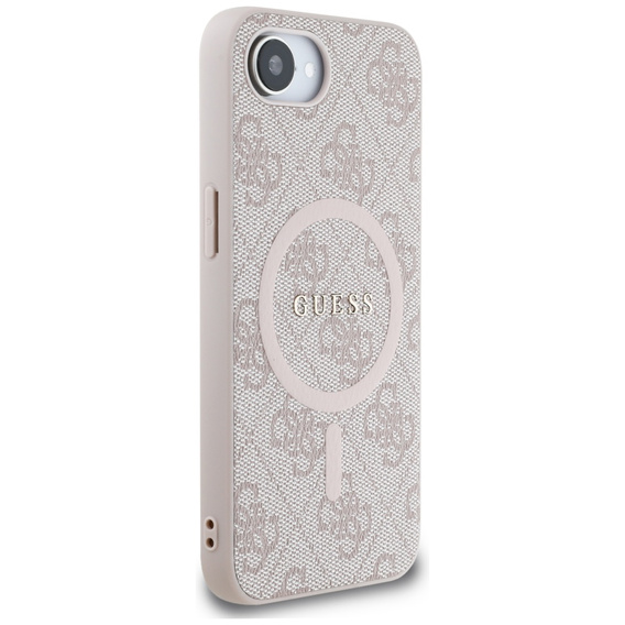 Husă Guess HC MagSafe PU 4G Ring Classic Logo pentru iPhone 16e