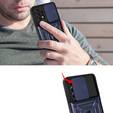 Husă blindată pentru Samsung Galaxy A33 5G, CamShield Slide, albastru închis