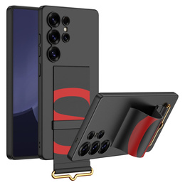 Huse pentru Samsung Galaxy S25 Ultra, GKK Strap Case, negru