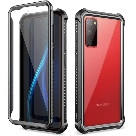 Huse pentru Samsung Galaxy S20 FE, Dexnor Full Body Rugged, transparent / negru