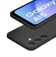 Carcasa pentru Samsung Galaxy A15, Silicone Lite, negru + sticlă 9H