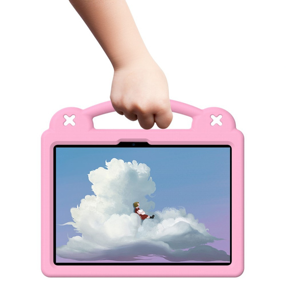 Husă pentru copii pentru Xiaomi Pad 7 / 7 Pro, Cute Patterns, cu suport, roz