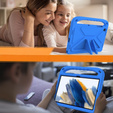 Husa pentru copii pentru Samsung Galaxy Tab A9+, Husa pentru copii cu mâner, albastru
