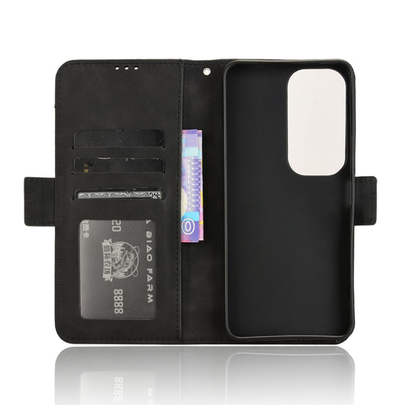 Cu clapetă pentru Vivo Y19s, Card Slot, negru