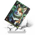 Huse pentru Samsung Galaxy Tab A9+ X210 / X215 / X216B, corgi dog