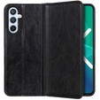 Huse pentru Samsung Galaxy A54 5G, Wallet Litchi Leather, negru