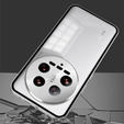 Husa pentru Xiaomi 14 Ultra, Magnetic Dual Glass, de argint