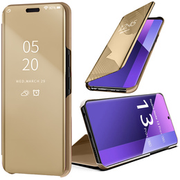 Huse pentru Xiaomi Redmi Note 13 Pro+, Clear View, de aur