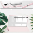 Husă pentru Samsung Galaxy Tab S10 Lite / S10 FE / S9 FE, Smartcase Hybrid, cu spațiu pentru stylus, roz
