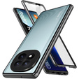 Husa pentru Xiaomi Redmi Note 14 Pro, Magnetic Dual Glass, negru