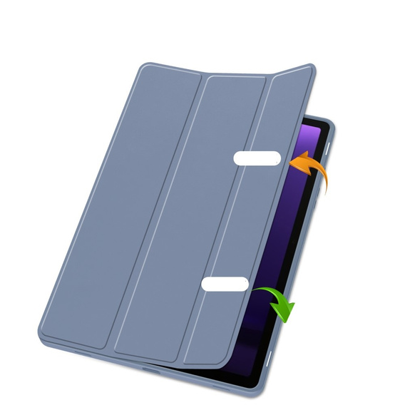 Husă pentru Samsung Galaxy Tab S10 Lite / S10 FE / S9 FE, Smartcase cu spațiu pentru stylus, violet