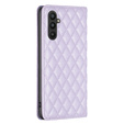 Cu clapetă pentru Samsung Galaxy A34 5G, Wallet, BINFEN COLOR, violet