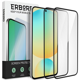 2x sticlă ceramică ERBORD Hybrid Glass pentru Samsung Galaxy S24 FE