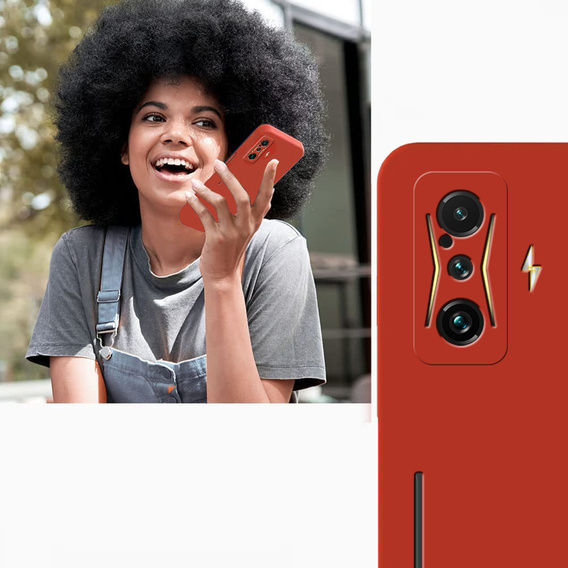 Husa pentru Xiaomi POCO F4 GT, Silicone Lite, roșu