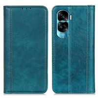 Huse pentru Honor 90 Lite 5G, Wallet Litchi Leather, verde