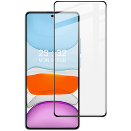 IMAK Full Cover Tempered Glass pentru Xiaomi Redmi Note 13 5G, cadru negru