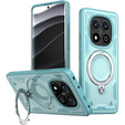Carcasă pentru Xiaomi Redmi Note 14 Pro 5G /  Poco X7 5G, Military MagSafe, albastru + 9H Glass