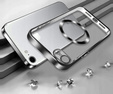 Husă pentru iPhone 7 / 8, Electro MagSafe, negru + Sticlă pentru ecran