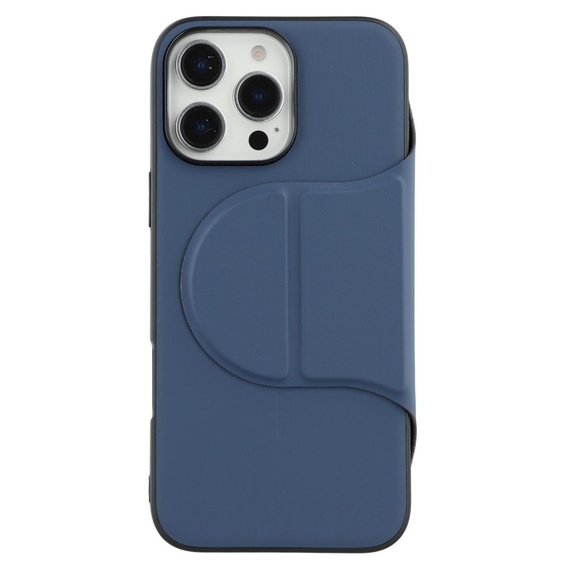 Husă X-LEVEL pentru iPhone 16 Pro, Magnetic Card Holder, albastru