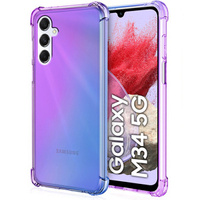 Husa pentru Samsung Galaxy M34 5G, Gradient Dropproof, Violet / albastru