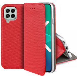 Cu clapetă pentru Samsung Galaxy M53 5G, Wallet Smart Magnet, albastru