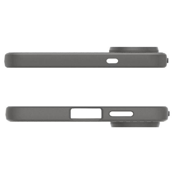 Carcasa Spigen pentru Samsung Galaxy S25, Liquid Air, negru + 9H Tempered Glass