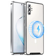 Carcasă de protecție pentru camera foto pentru Samsung Galaxy Note 10+ Plus, CamShield MagSafe, transparent / argintiu