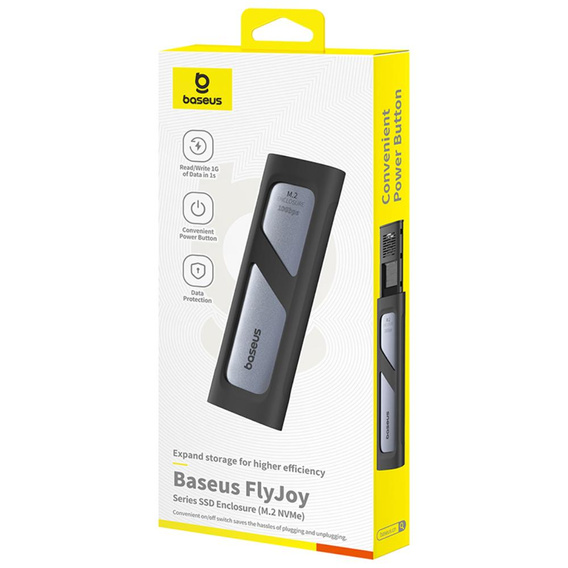 Baseus FlyJoy Series SSD Enclosure pentru unități M.2 NVMe