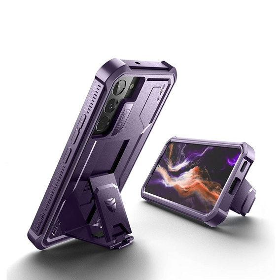 Husă blindată pentru Samsung Galaxy S22, Dexnor Full Body, violet