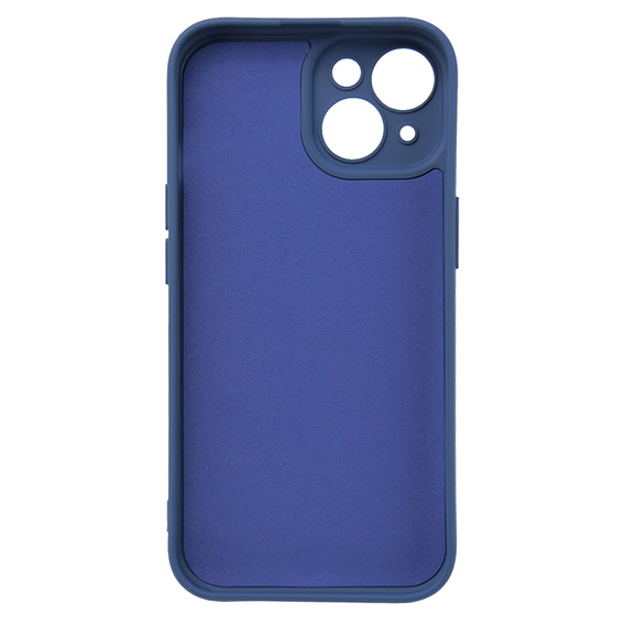 Husa pentru iPhone 15 Plus, Silicone Lite, albastru închis