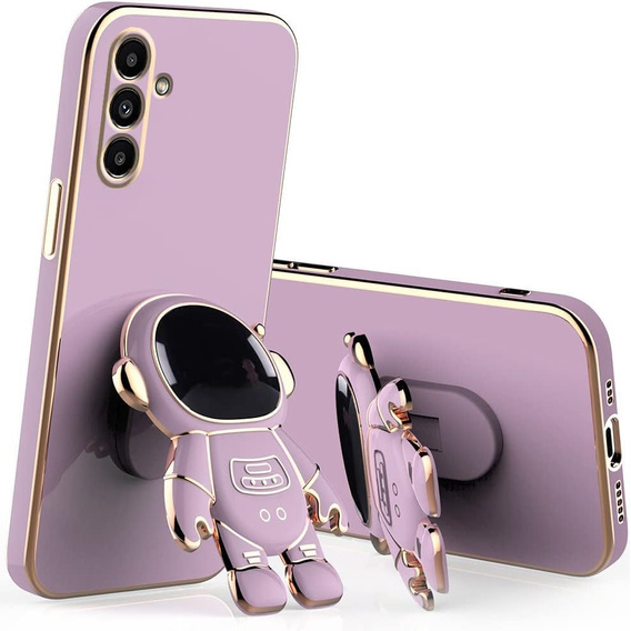 Huse pentru Samsung Galaxy A56 5G, Astronaut, violet