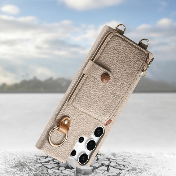 Huse pentru Samsung Galaxy S25 Ultra, GKK Leather, negru