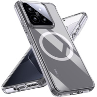 Husă pentru Xiaomi 14T Pro, Fusion Hybrid Case, pentru MagSafe, transparentă