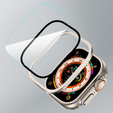 Szkło Hartowane z Ramką do Apple Watch Ultra 49mm, Złote