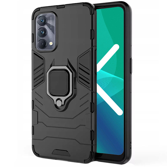 Huse pentru Realme GT Master Edition, Kickstand Ring, negru